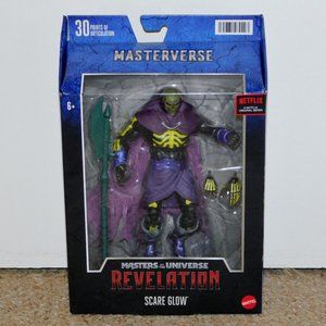 2021 Mattel Masters of the Universe Revelation 7" Masterverse Scare Glow MIB New
